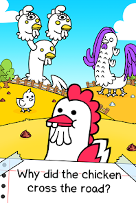 Tavuk birleştirme ve evrim sürecini gösteren Chicken Evolution oynanış mekanikleri